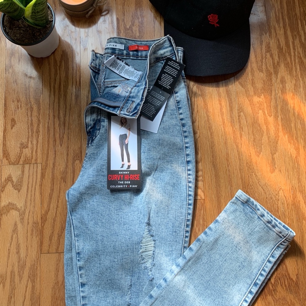 curvy high rise skinny jeans size 5